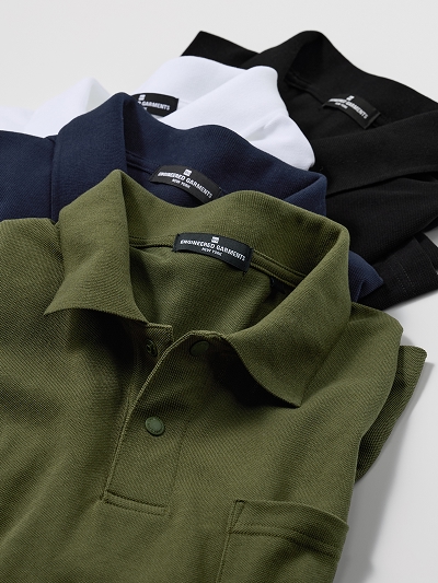 Dry pique polo shirt/halfSlv ENGINEERED GARMENTS