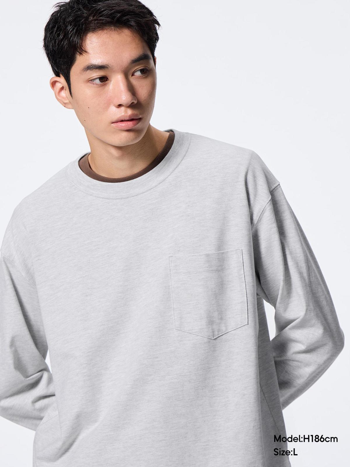 TM-9847 / Dry-Crew Neck LongSleeve TShirt