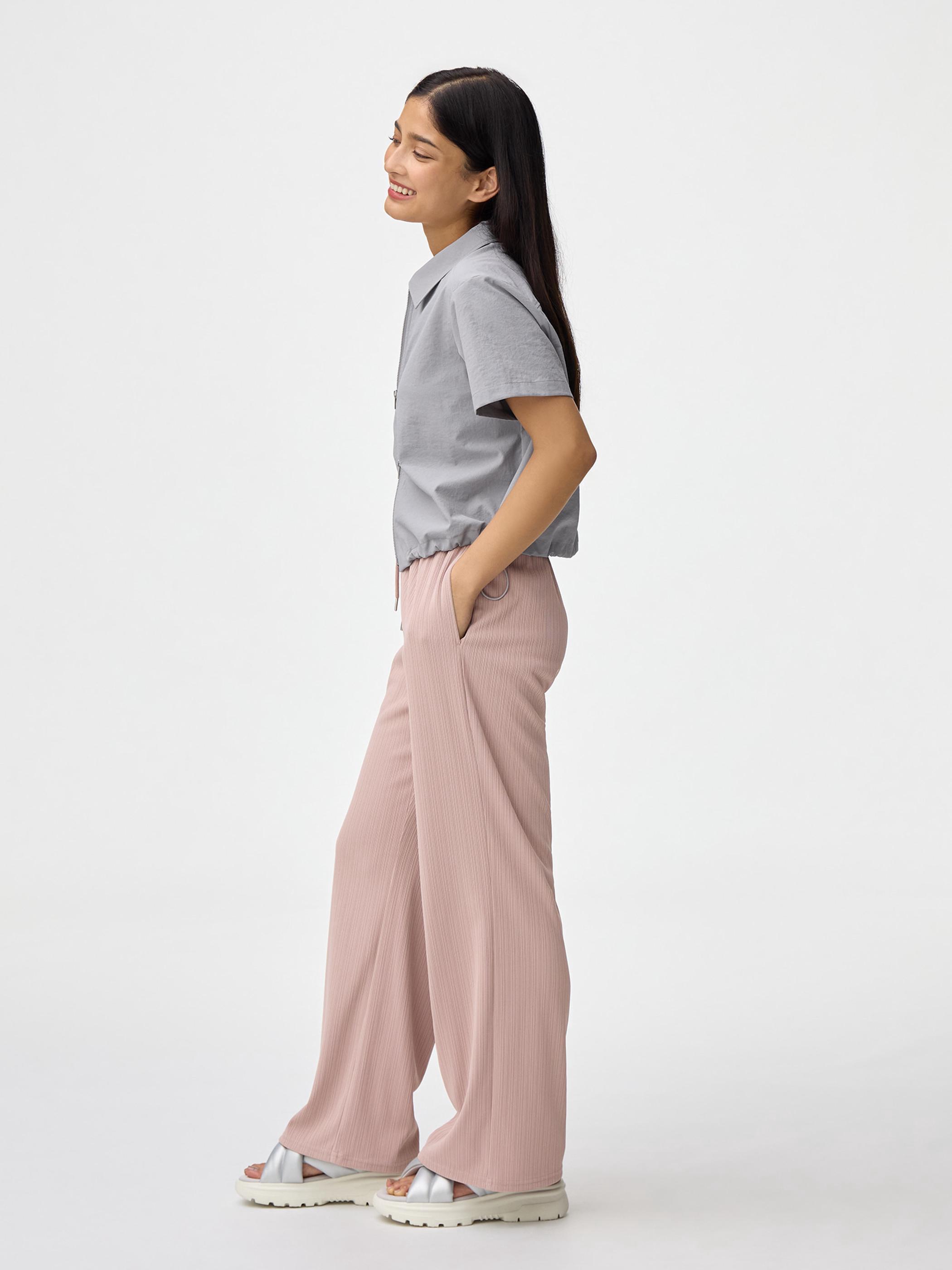 Yuriページ 女裝Ribbed Pull-On Pants - GU香港
