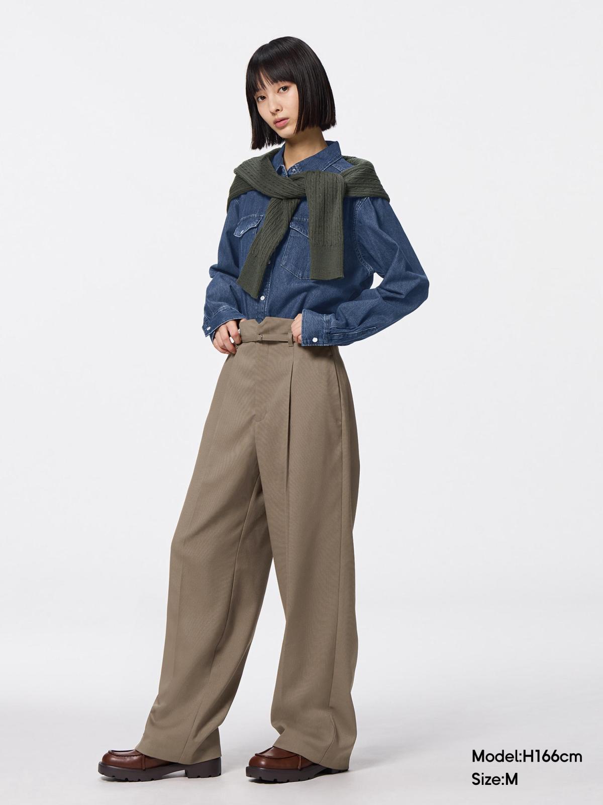 Snake Chain Ribbon Pierced Earrings、Belted Straight Pants/Z+EC