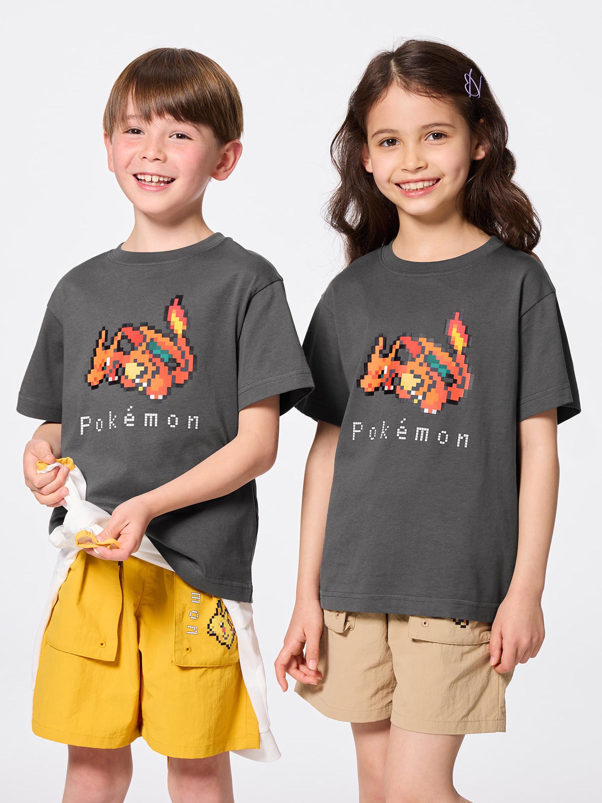 ちぇびとっ　にゅー　4 童裝Graphic T-Shirt/Pokemon - GU香港