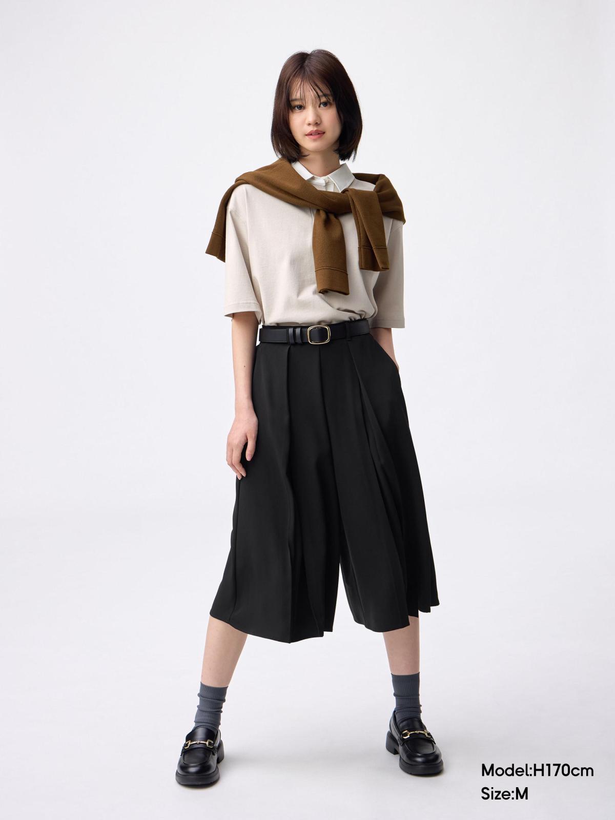 リューちゃん GU公式 | メッシュニットオーバーサイズプルオーバー(5分袖)Q