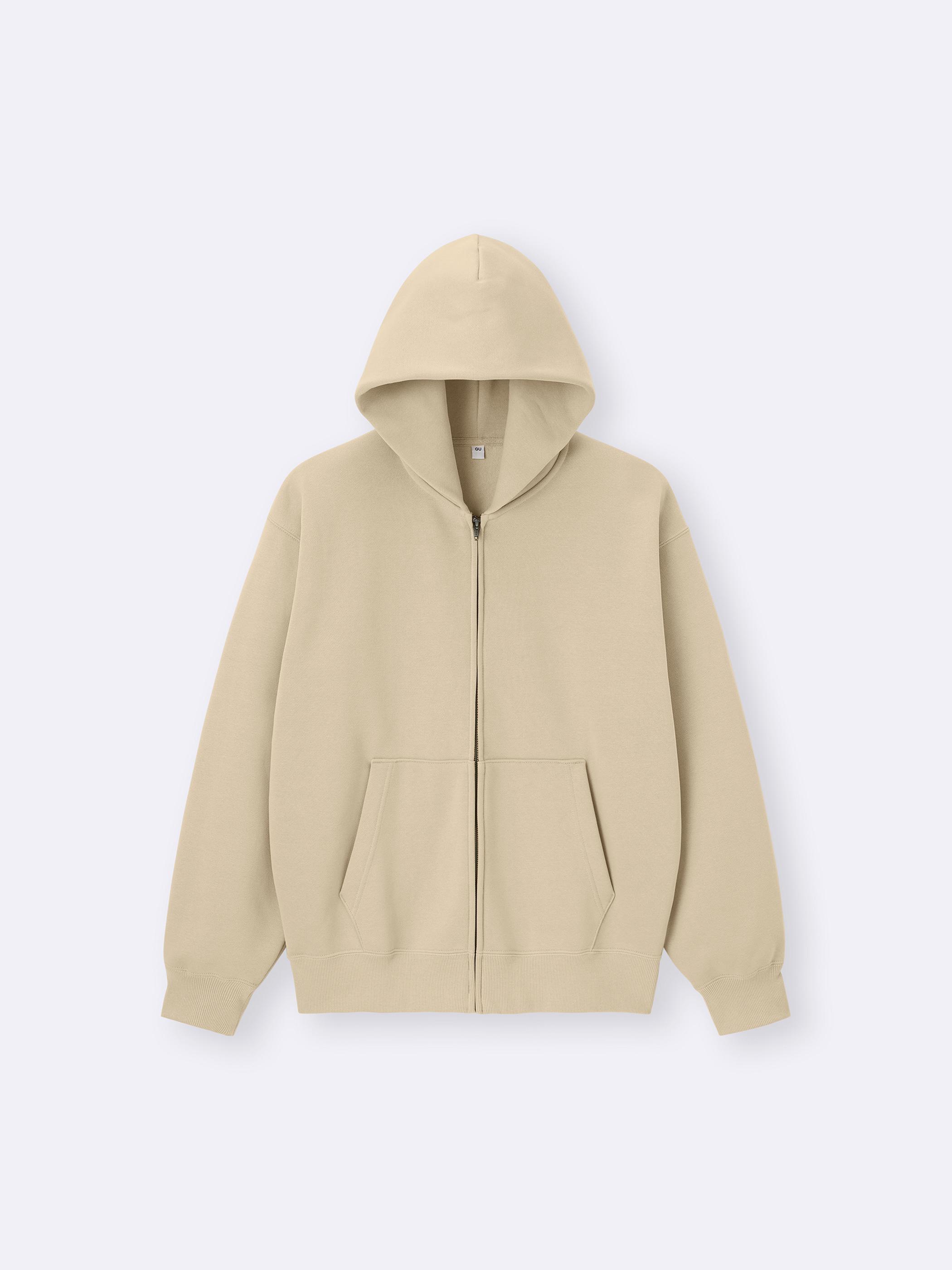 男女通用Heavy Weight Sweat Full-Zip Hoodie - GU香港