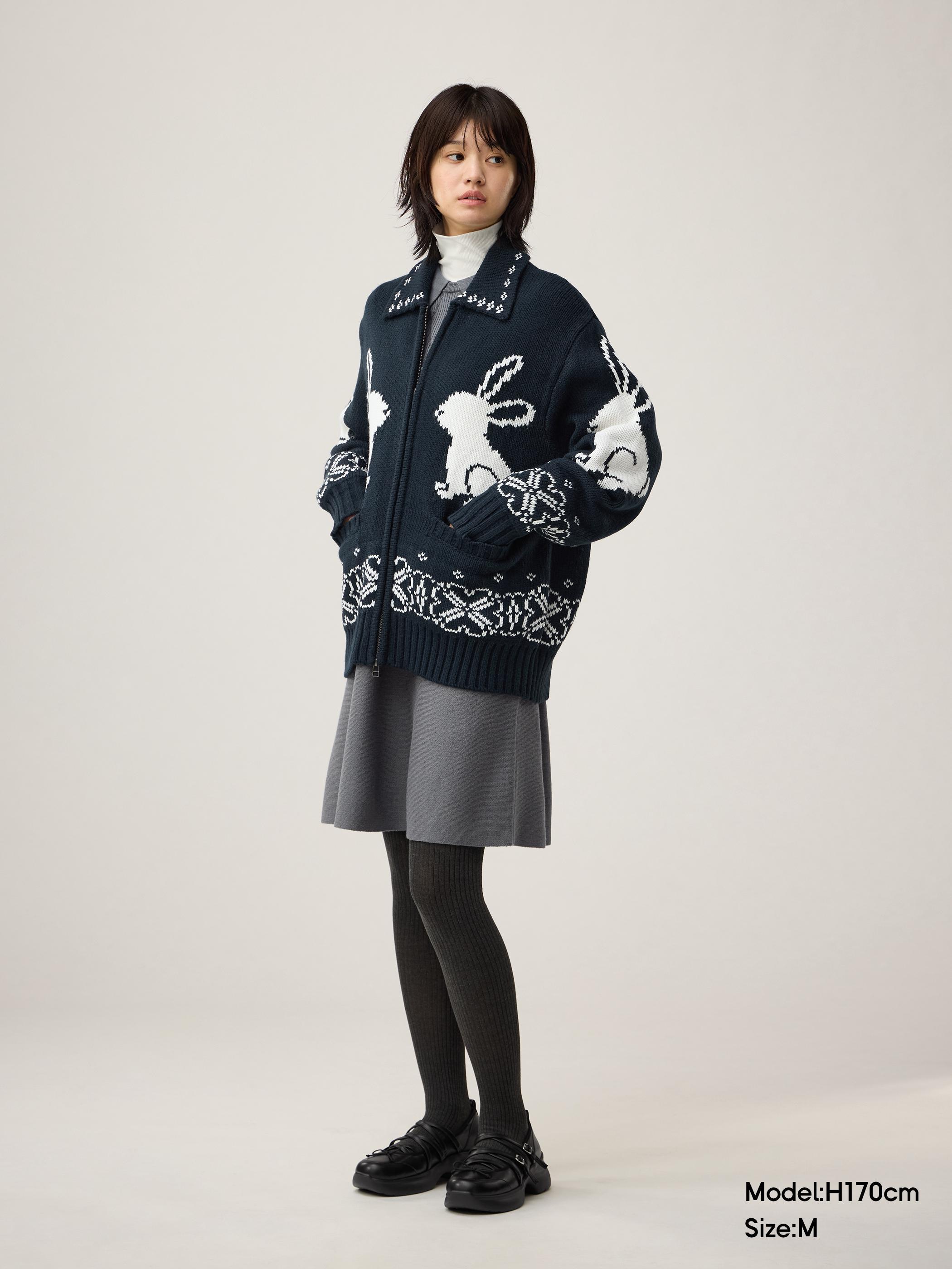 男裝Full-Zip Knitted Jacket/by rokh - GU香港
