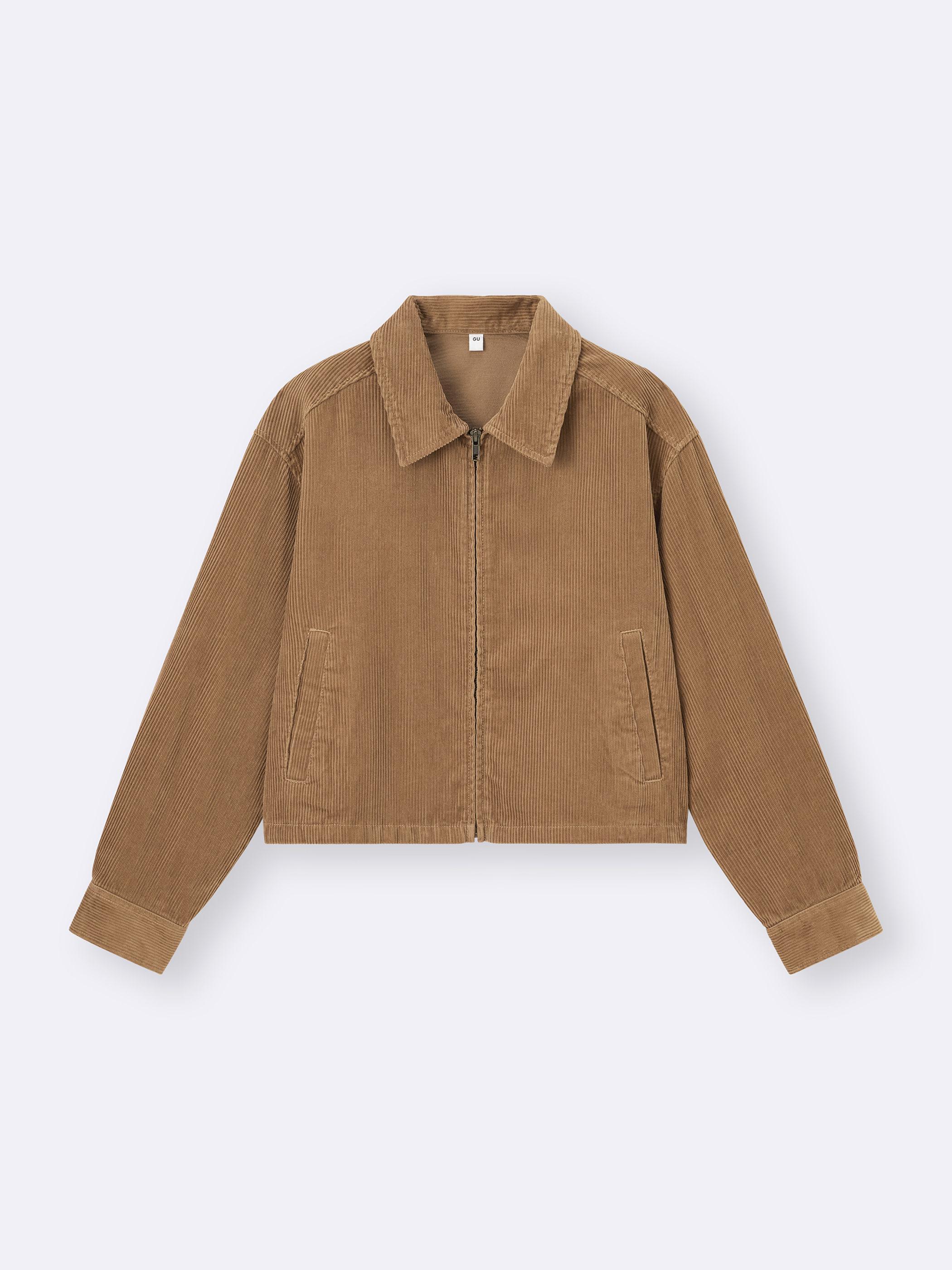 専用商品 女裝Corduroy Zip-Up Shirt Jacket - GU香港