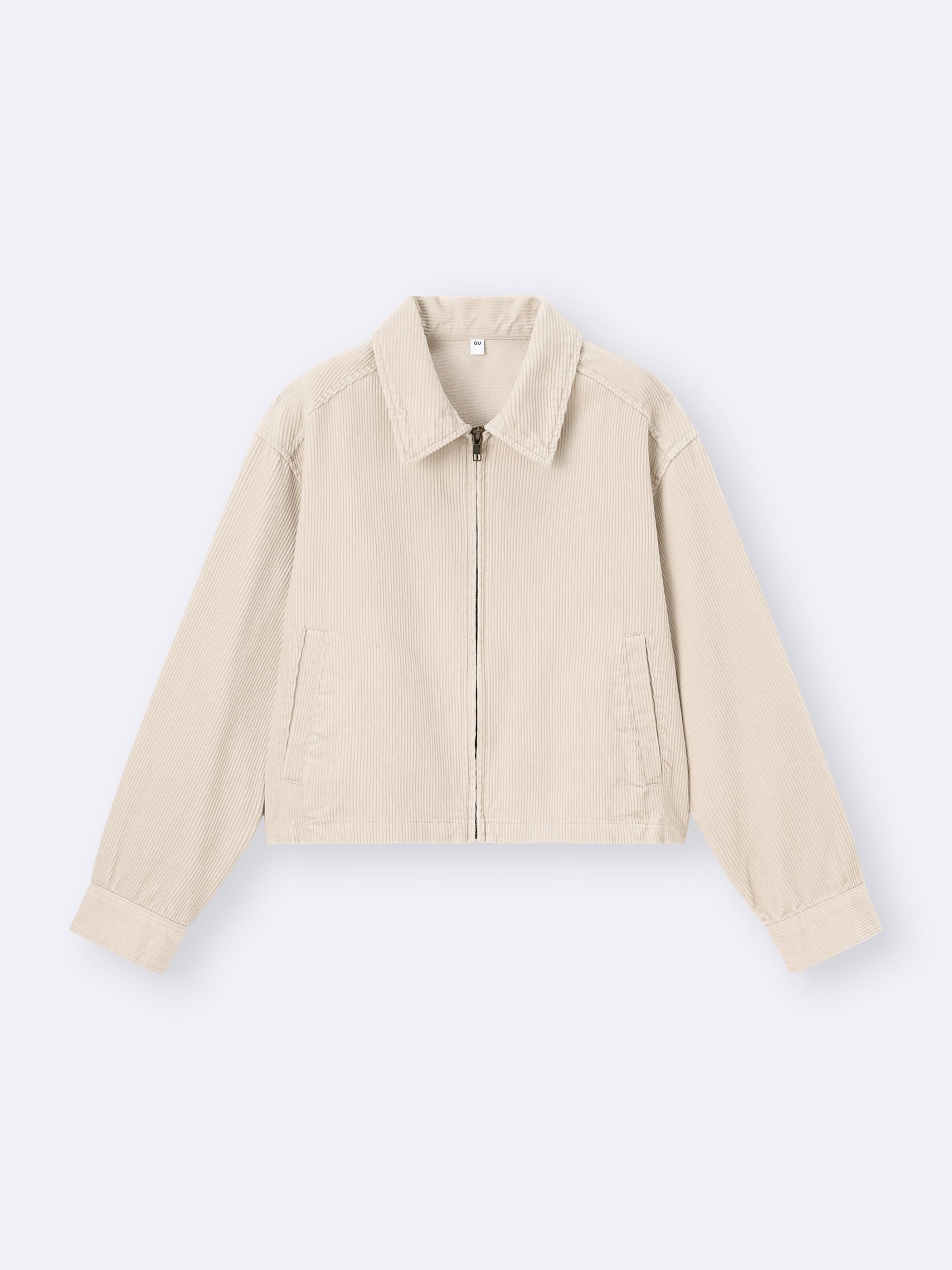 女裝Corduroy Zip-Up Shirt Jacket - GU香港