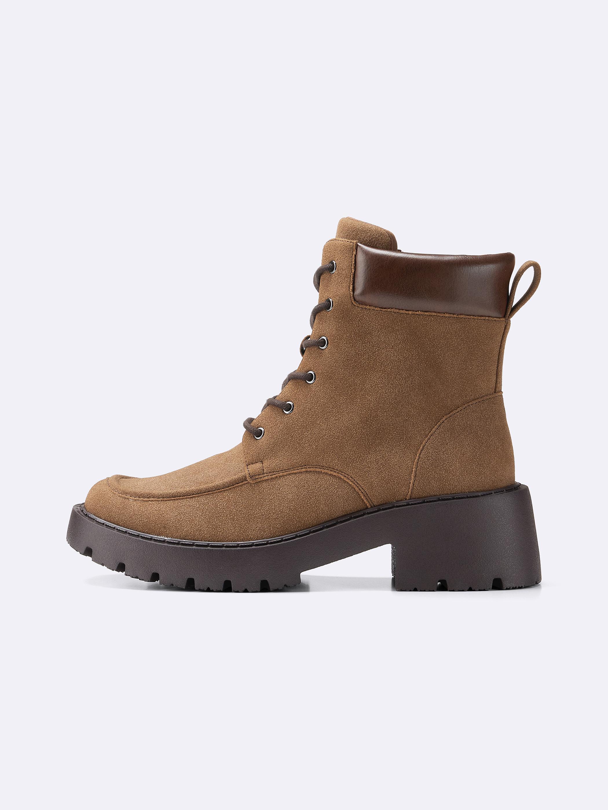 im.さん専用 女裝Volume Sole Lace Up Boots - GU香港