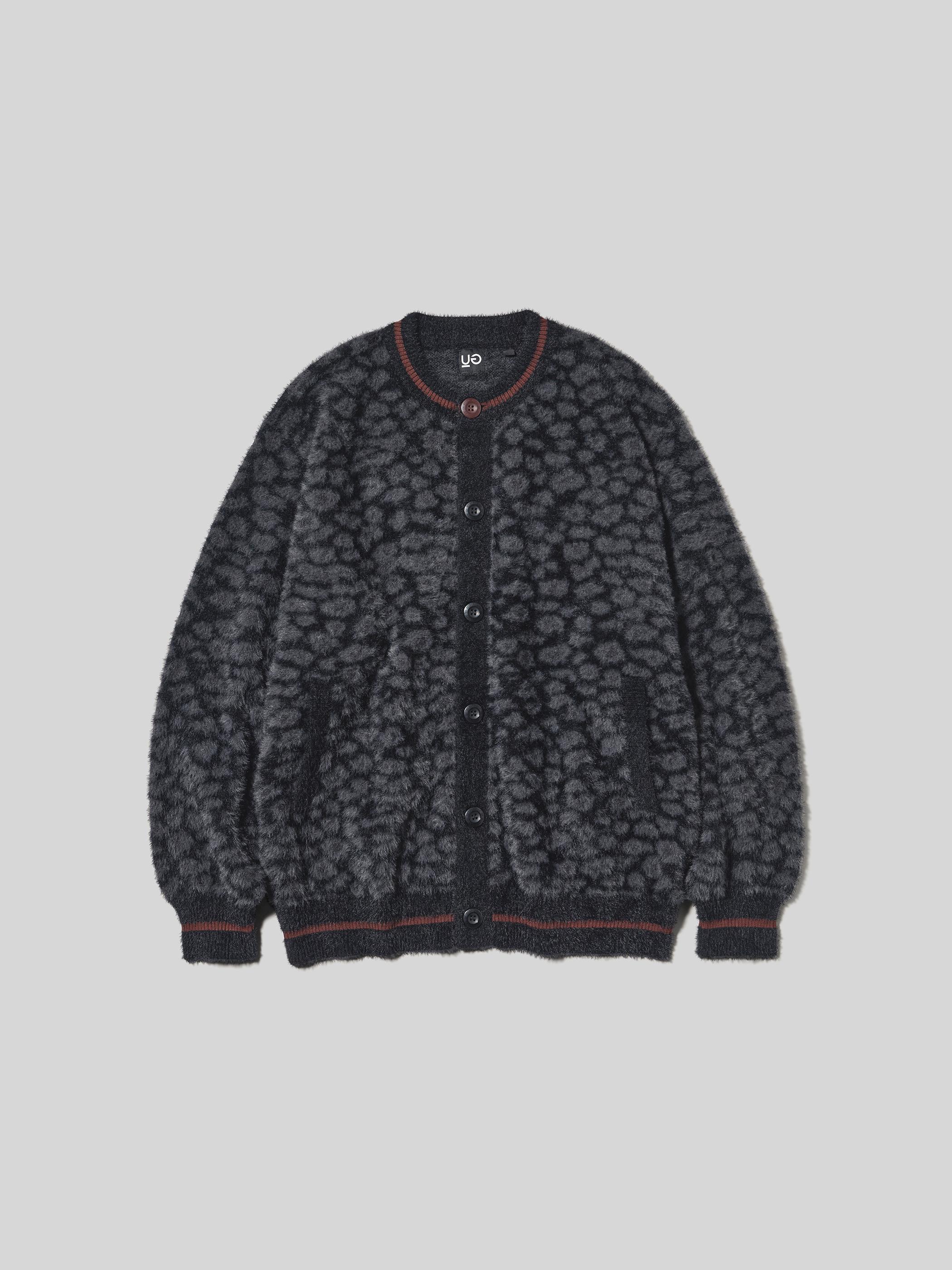 GU × UNDERCOVER シャギークルーネック カーディガン L 男女通用Shaggy Crew Neck Cardigan/UNDERCOVER - GU香港