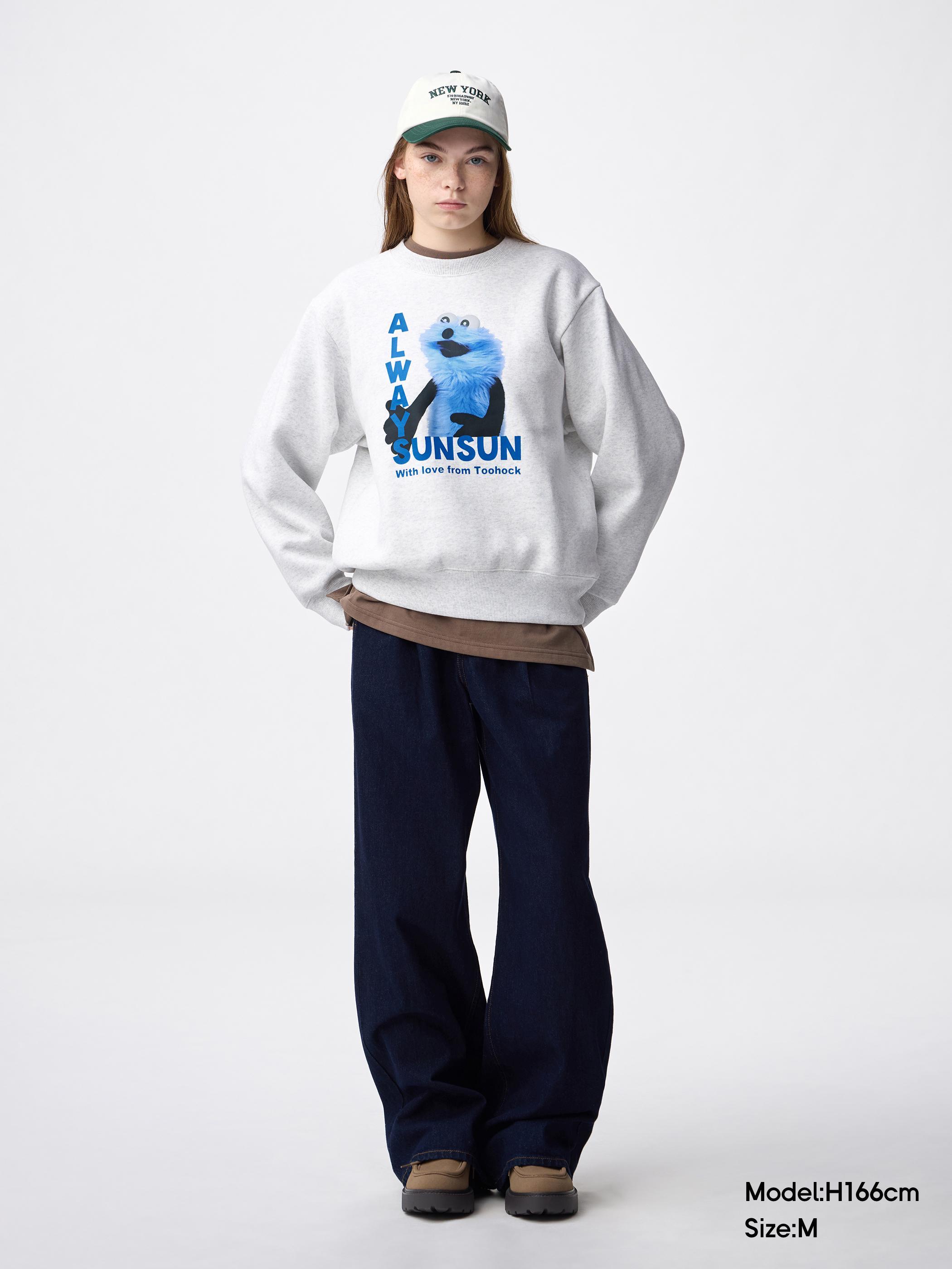 女裝Heavy Weight Sweatshirt/PUPPET SUNSUN - GU香港