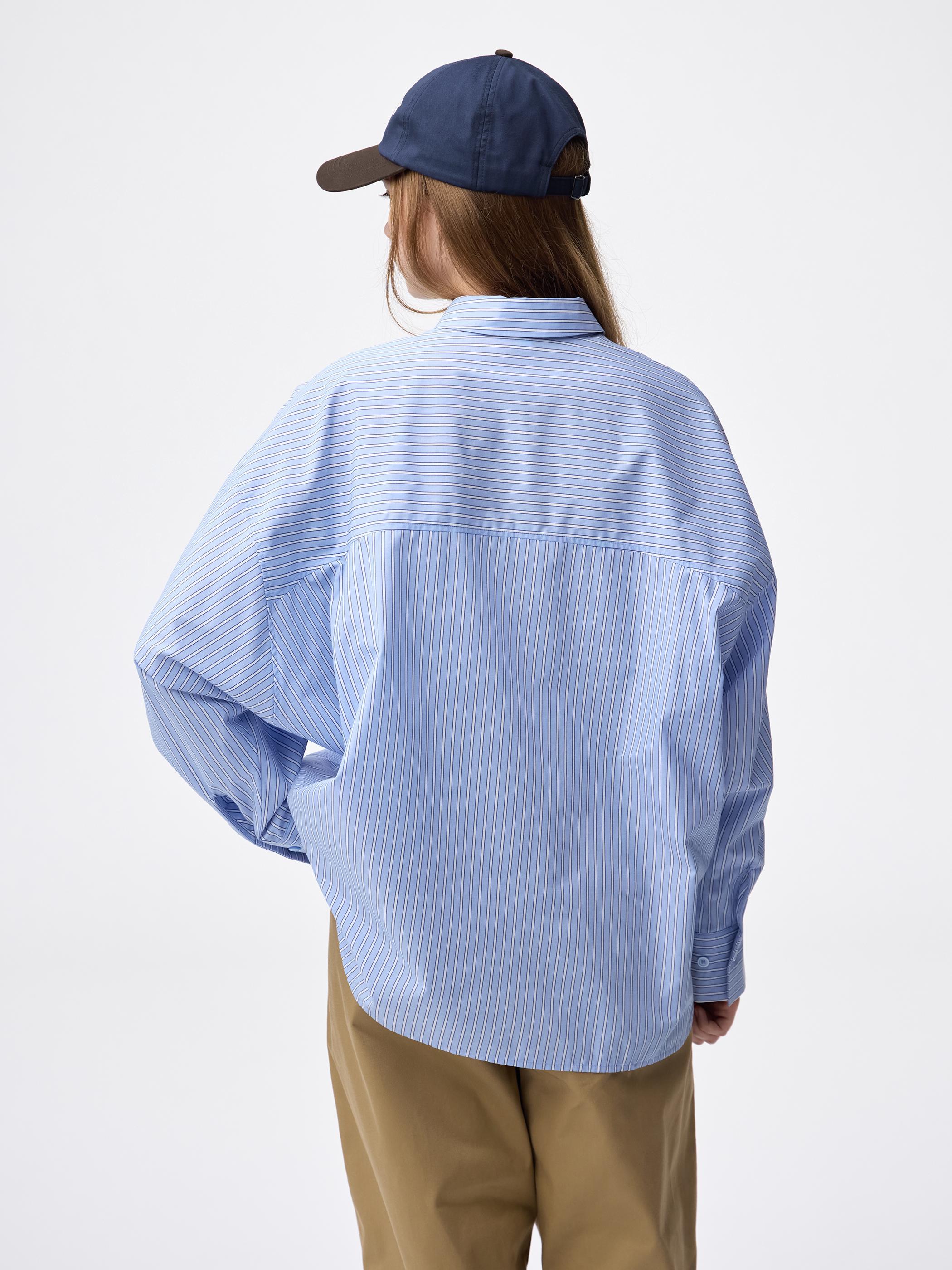 女裝Dolman Sleeve Striped Shirt - GU香港