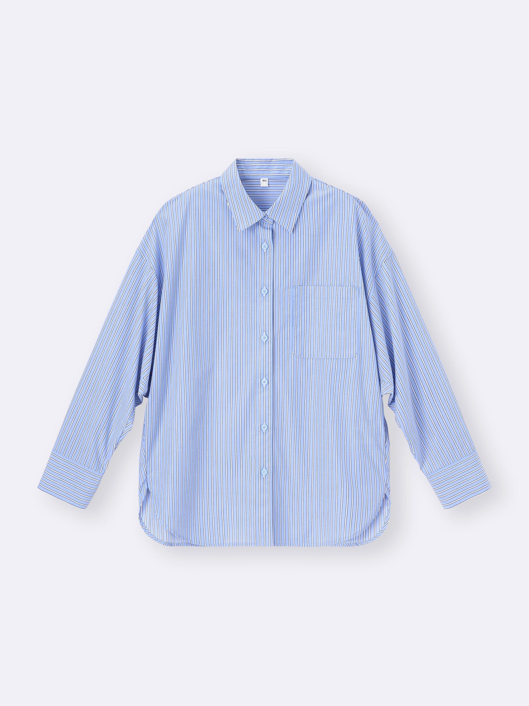 【美品】ch!iii Dolman Sleeve Stripes Shirts 女裝Dolman Sleeve Striped Shirt - GU香港