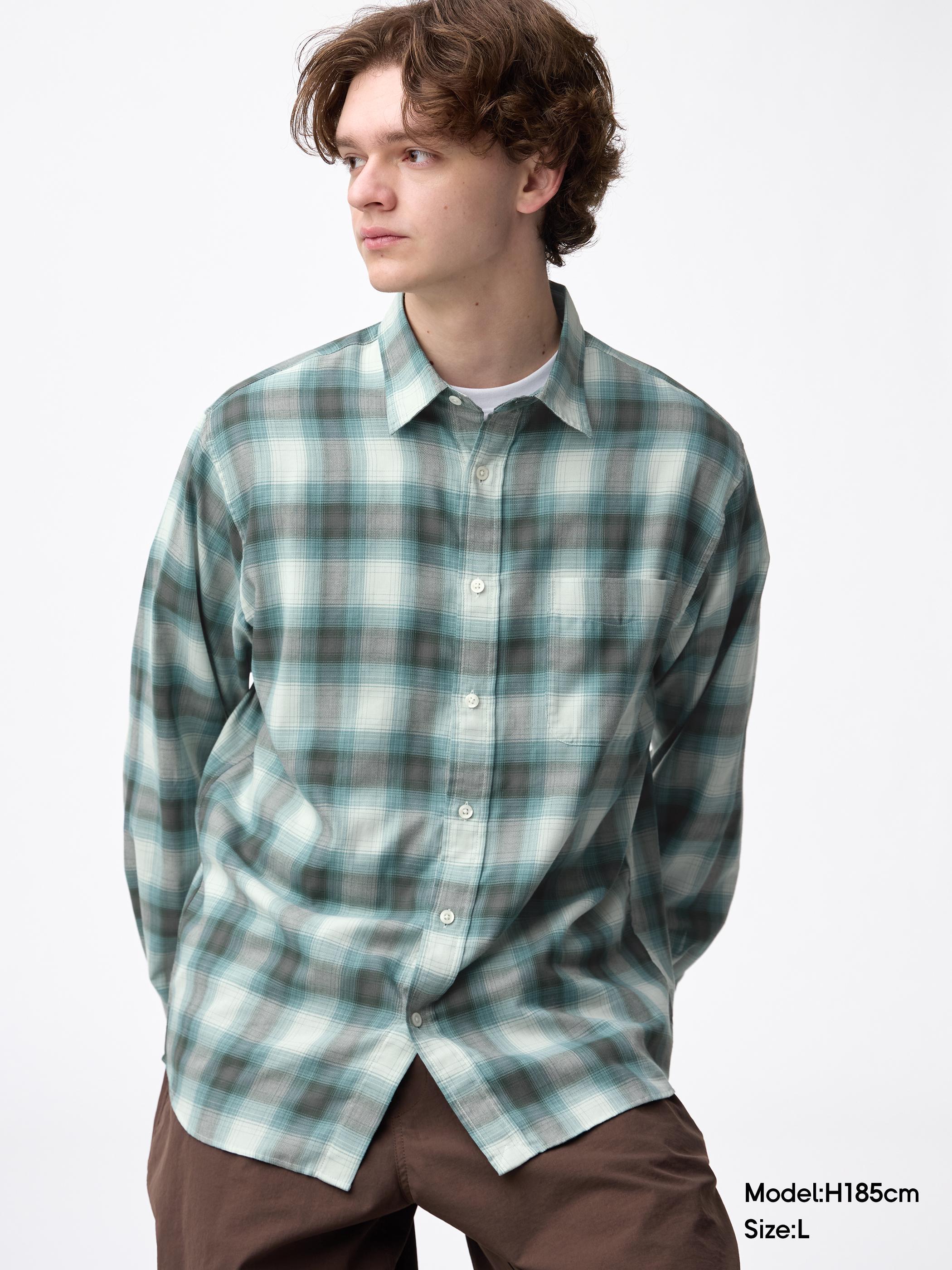 男女通用Ombre Checked Shirt - GU香港