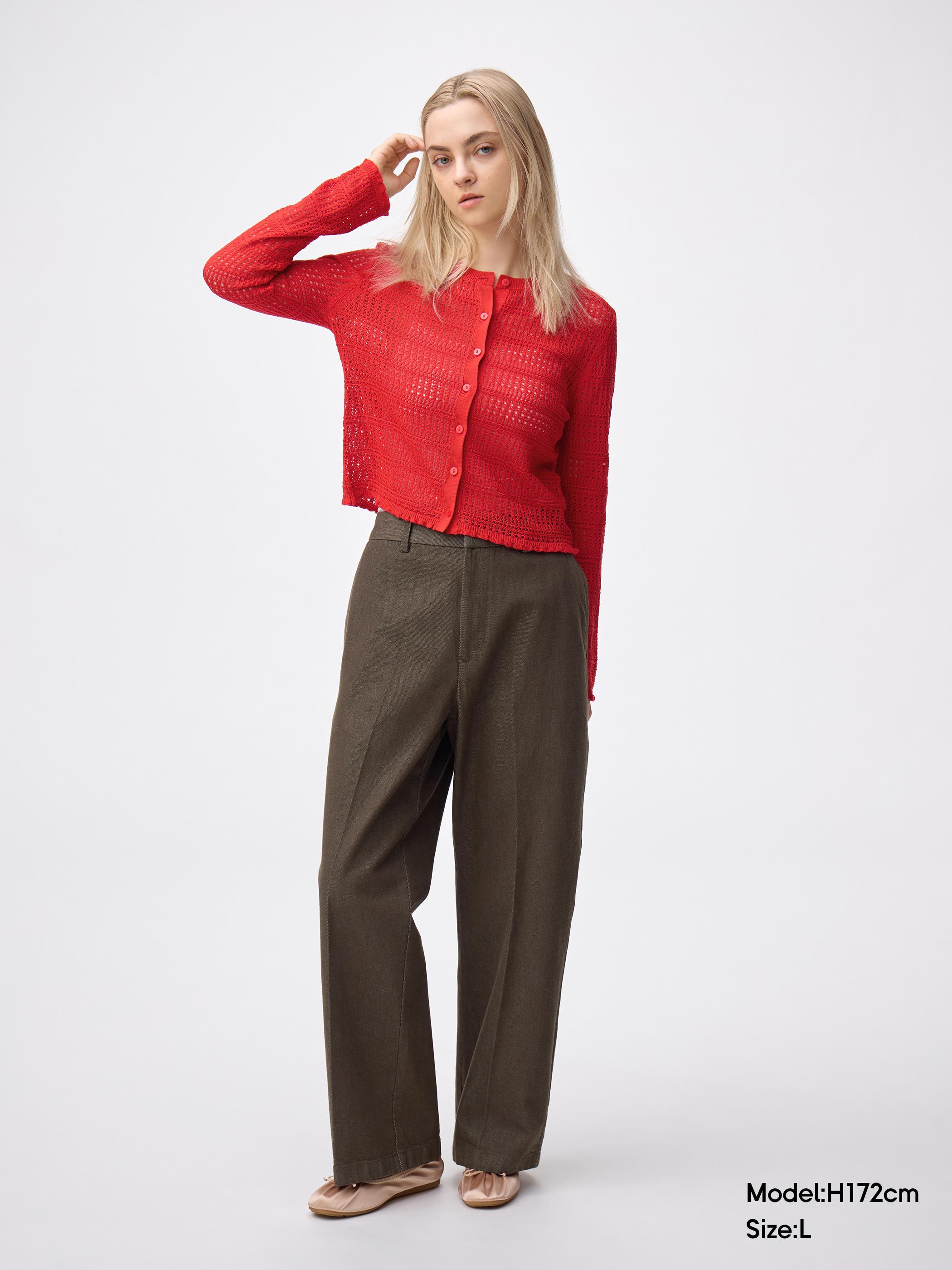 男女通用Twill Wide Straight Pants - GU香港