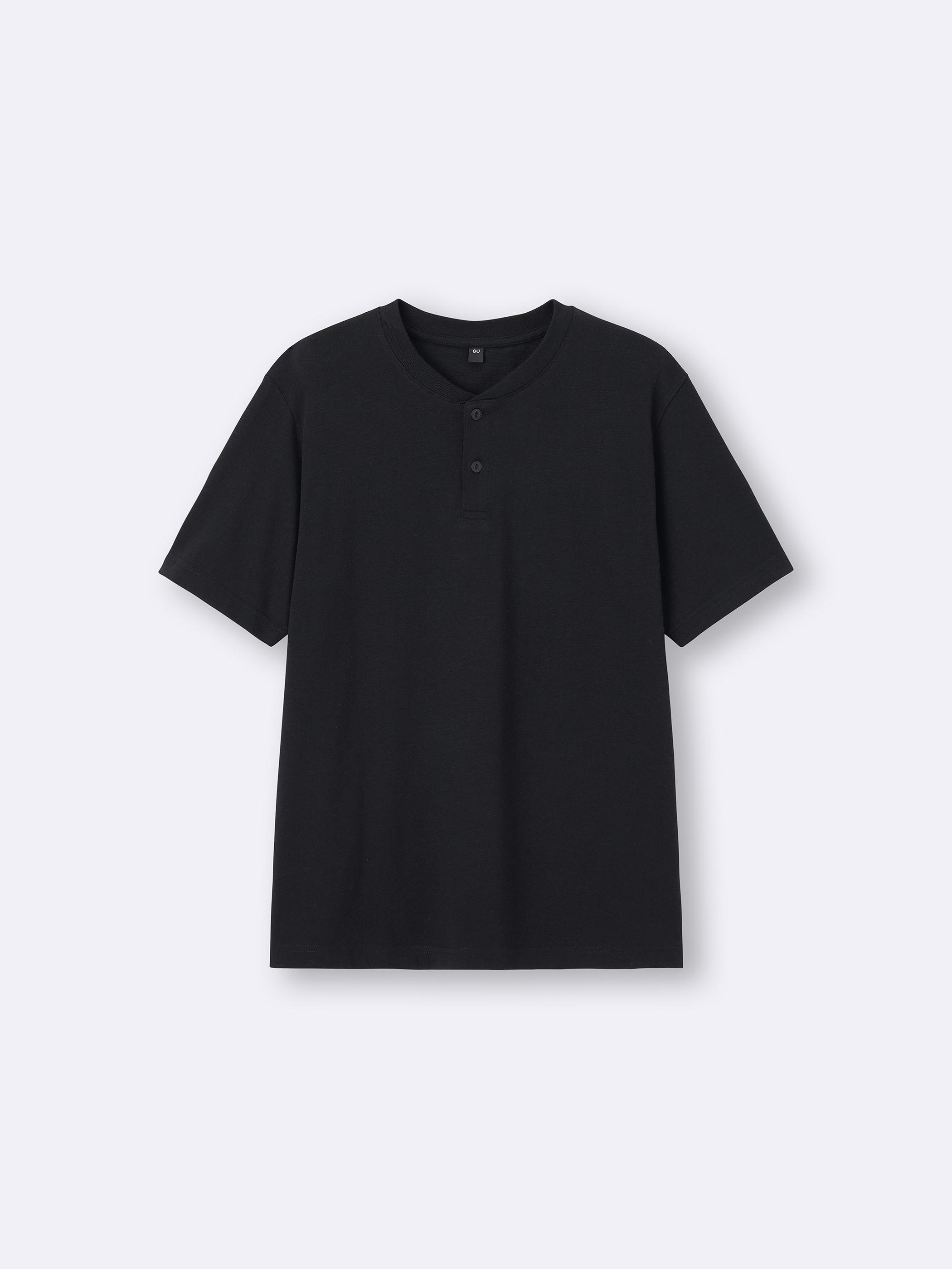 男裝Henley Neck T-Shirt - GU香港