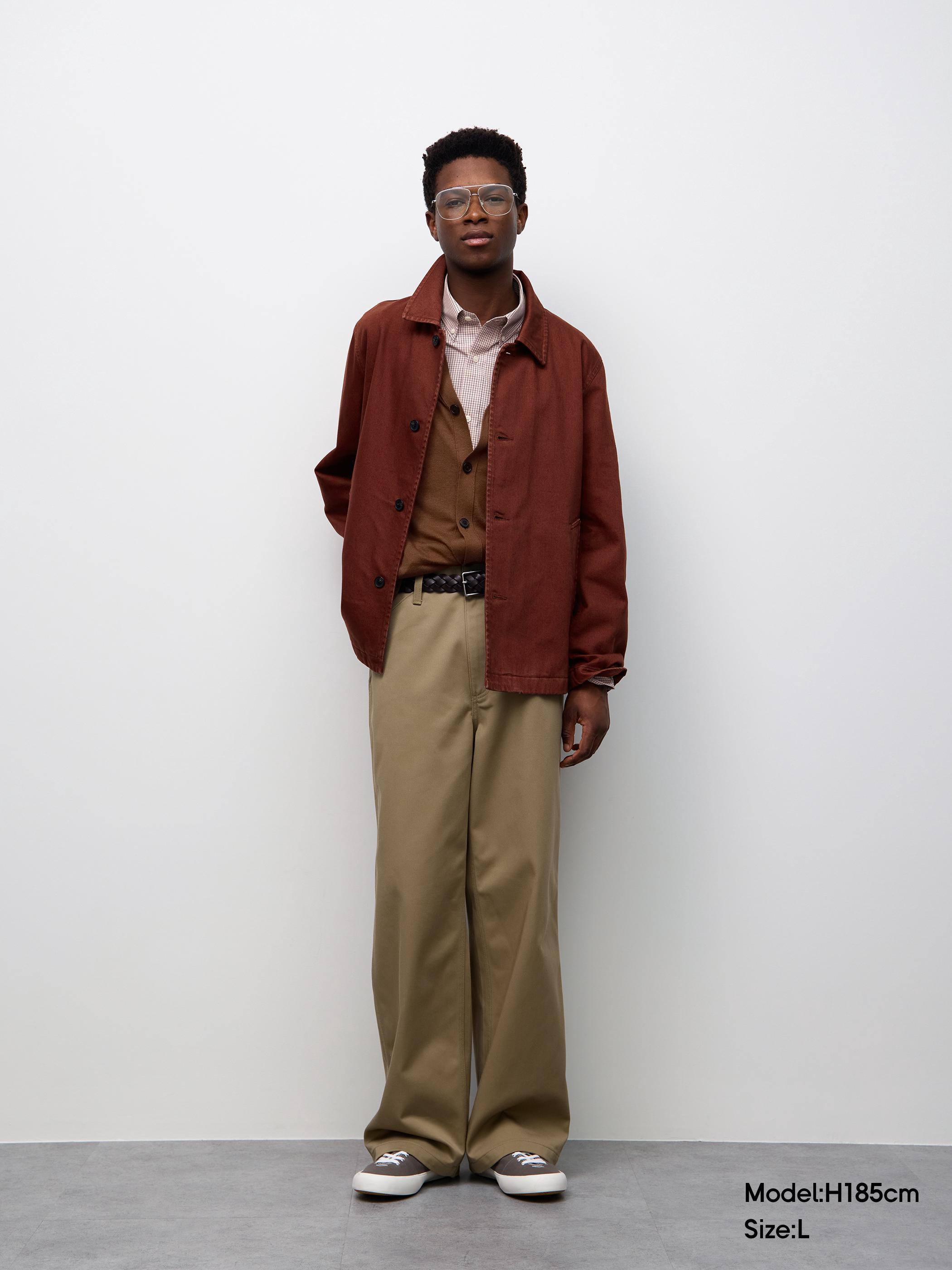 男裝Chino Wide Straight Pants/CL - GU香港
