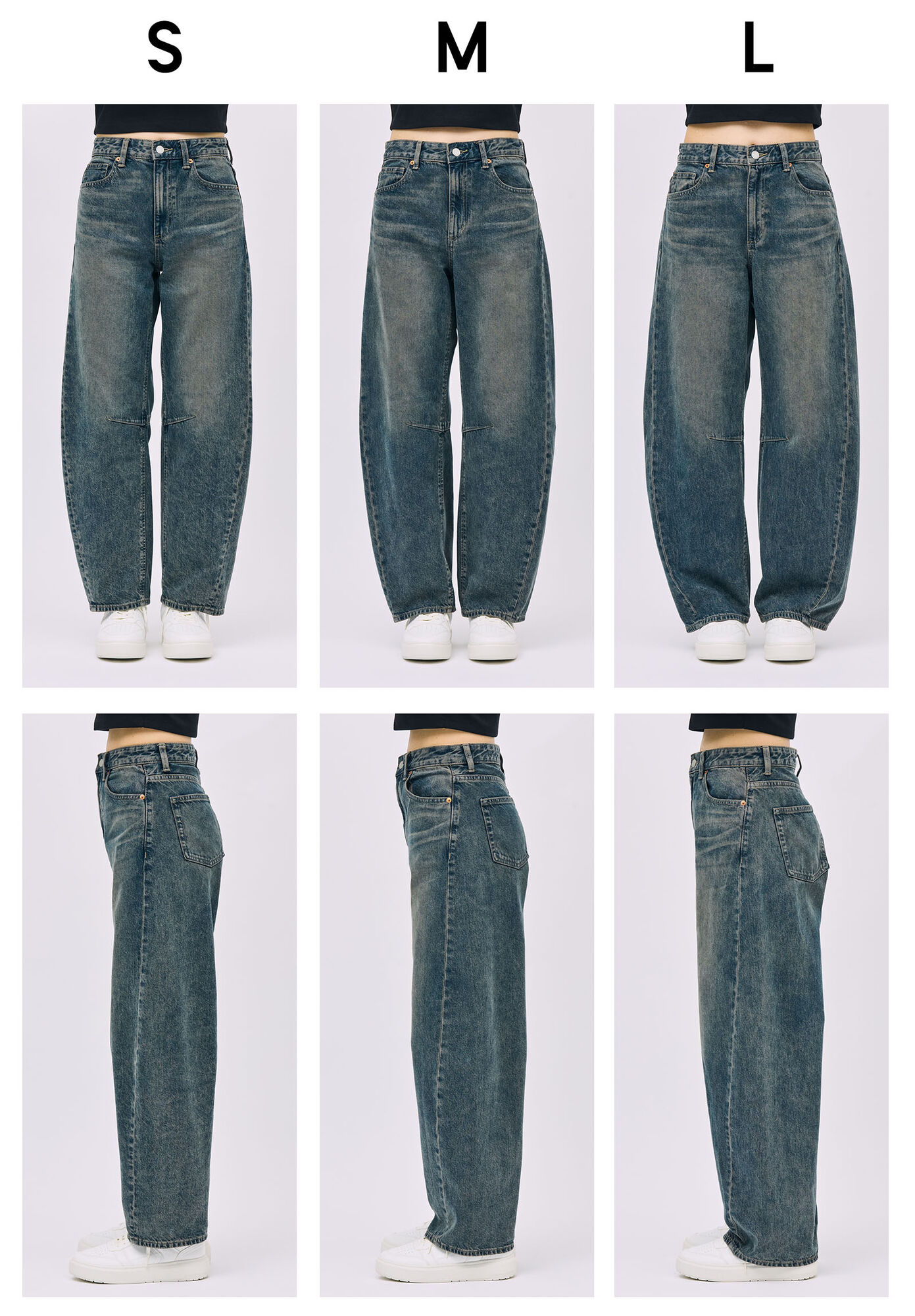 身長166㎝の着比べ画像