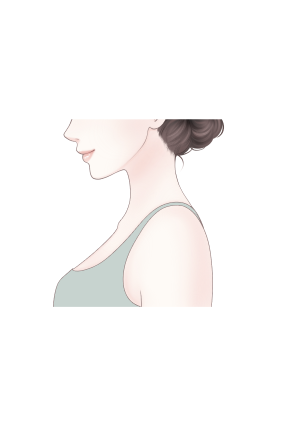 正常長度的脖子