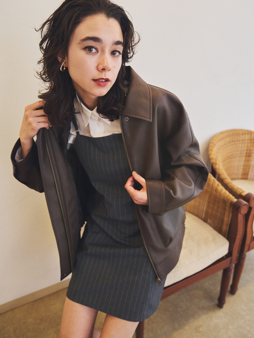 丸みを帯びたフォルムがワンピースにベストマッチ