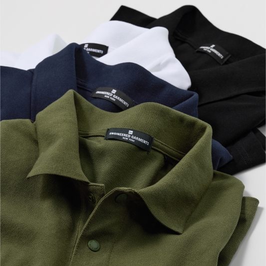 ドライカノコポロシャツ(5分袖) ENGINEERED GARMENTS
