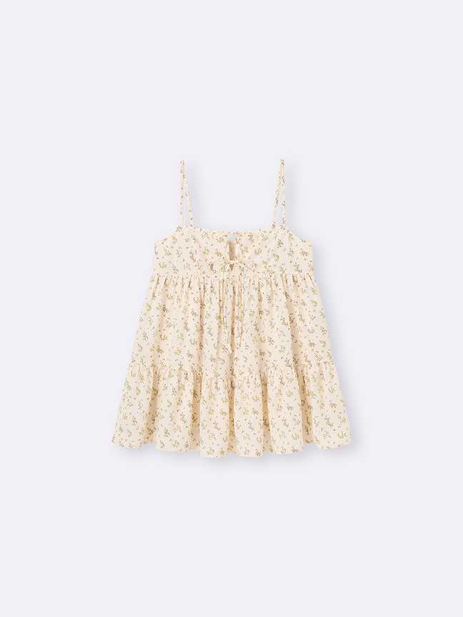 W's flower printed camisole tunic