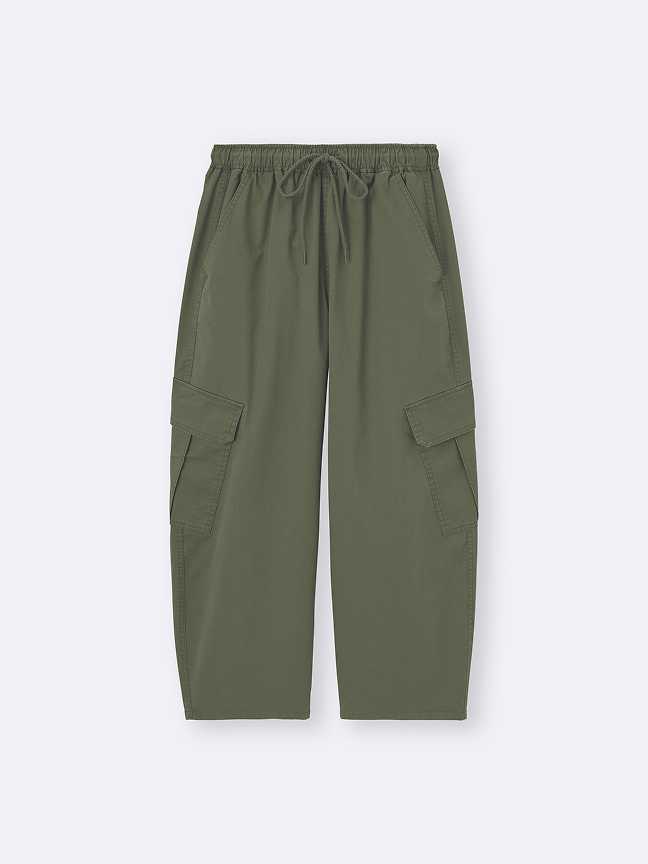 W's cargo barrel ankle pants