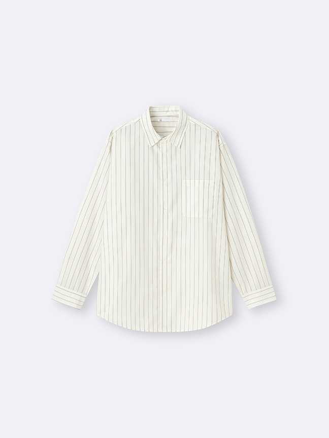 Easy care broadcloth shirt/patterned