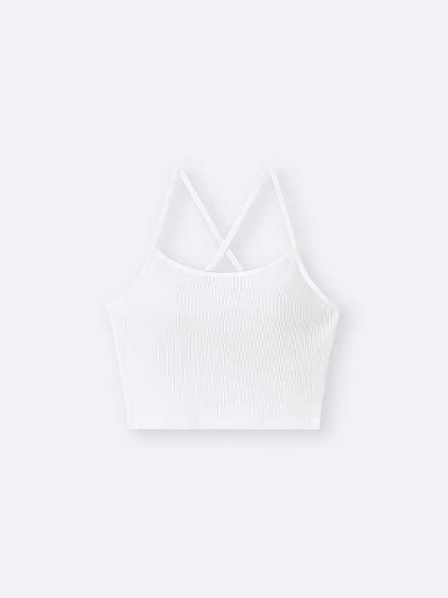 W's bra-feel 2WAY cropped camisole