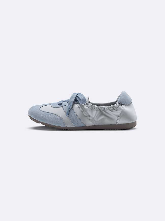W's gathered ballet sneakers