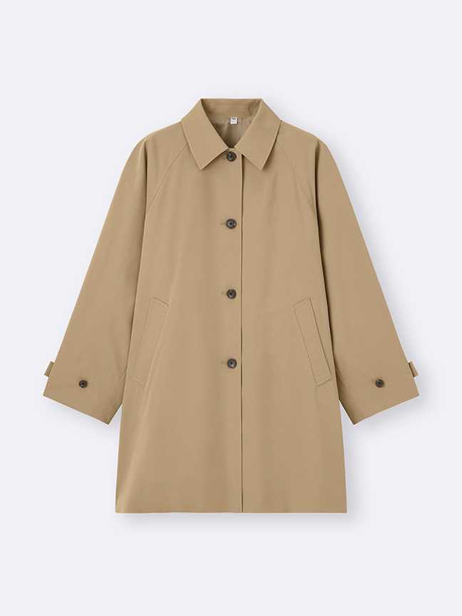 Balmacaan A-line Half Coat