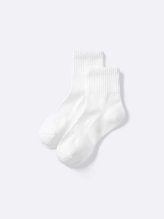 Ribbed Pile Ankle Socks