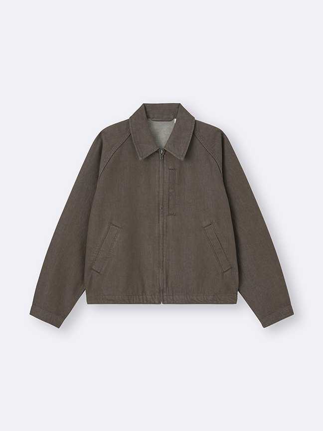 Cotton Zip Up Jacket