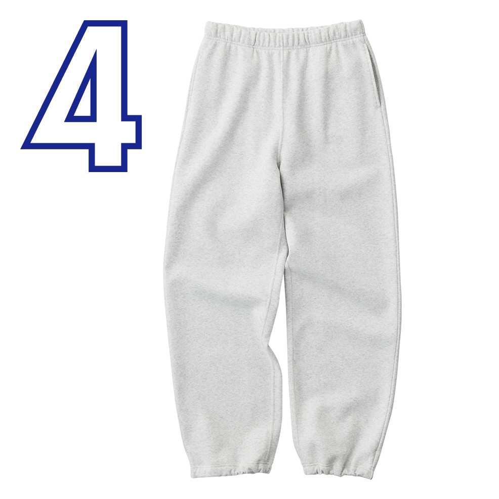 4. MEN ヘビーウェイトスウェットワイドストレートパンツ