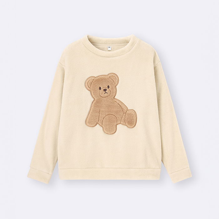 ウィメンズ マシュマロフィールプルオーバー（クマ）