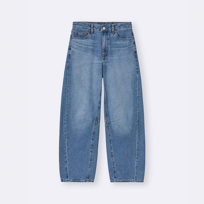 ウィメンズ バレルレッグジーンズ（丈標準71.0～75.0cm）（セットアップ可能）