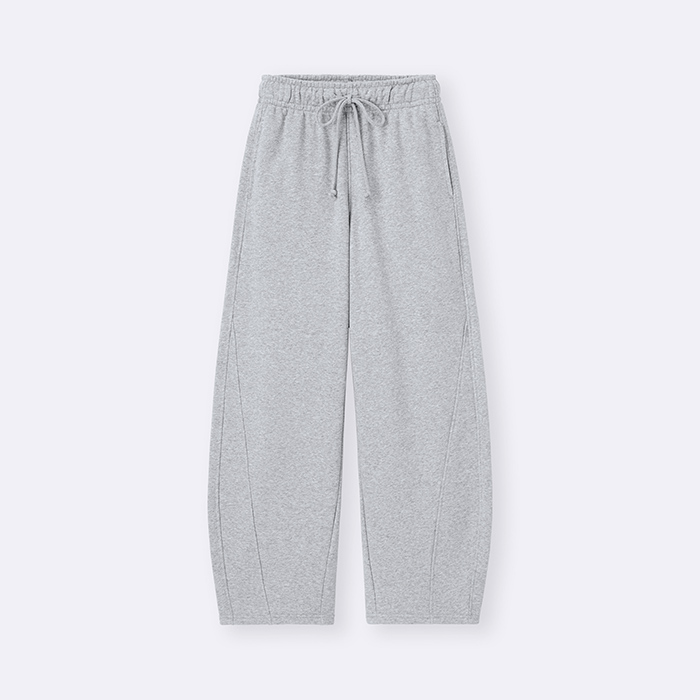 ウィメンズ スウェットバレルレッグパンツ