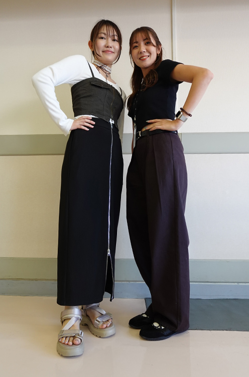 選んだ服を着て行われたミニファッションショー