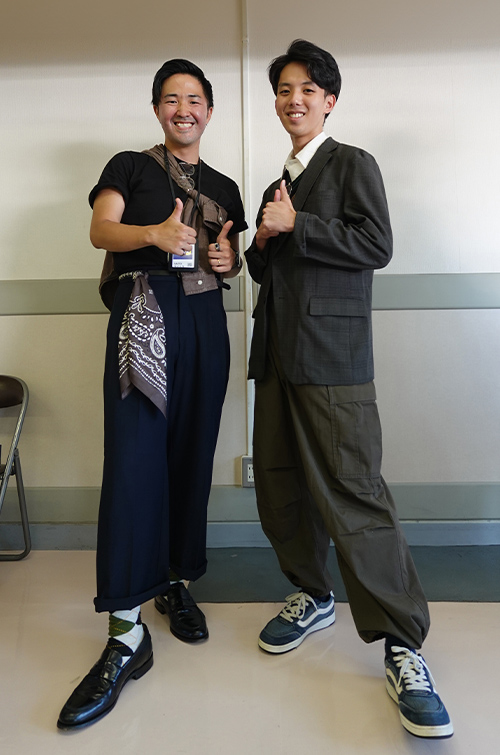 選んだ服を着て行われたミニファッションショー