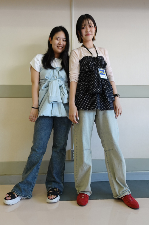 選んだ服を着て行われたミニファッションショー