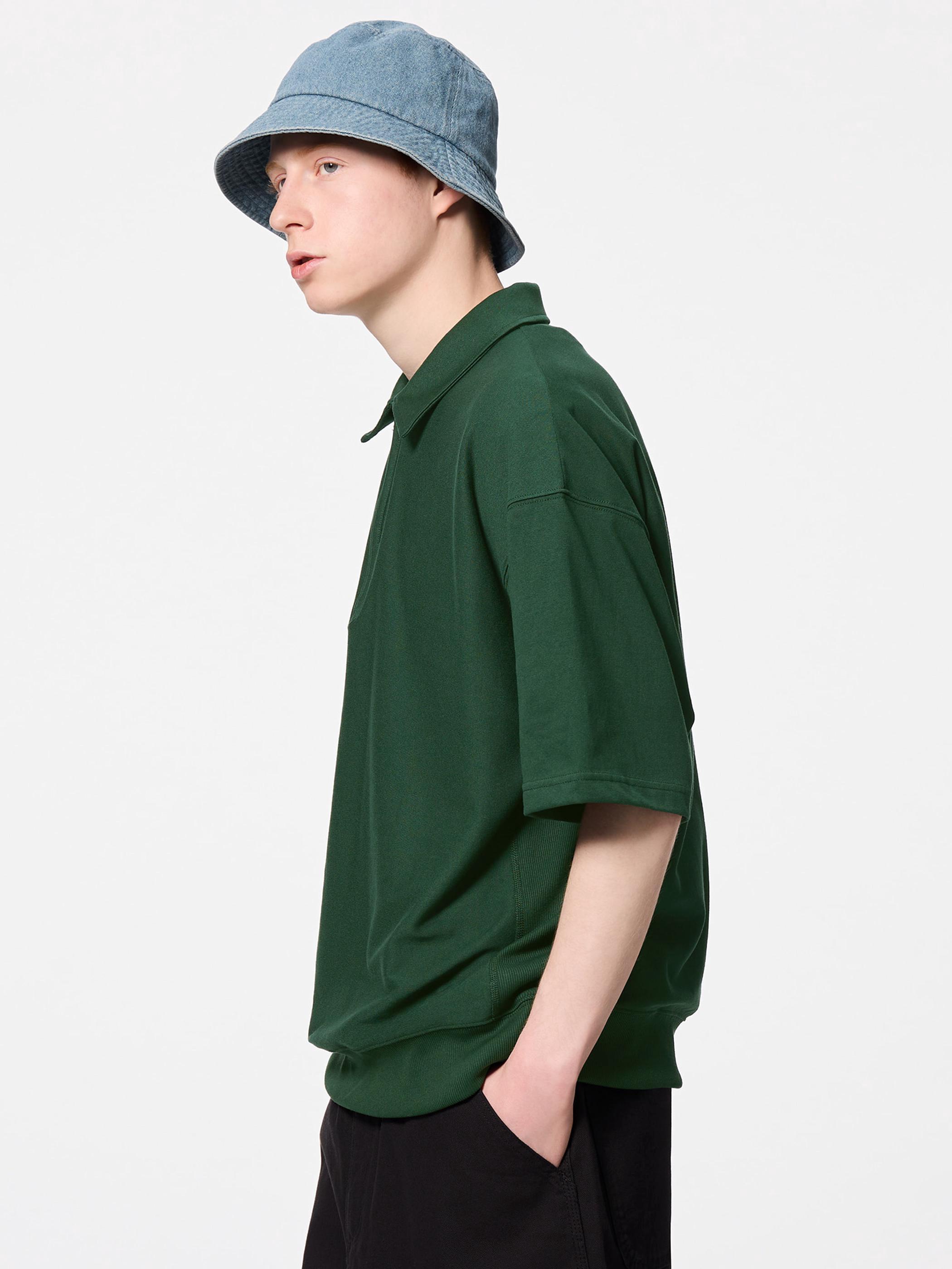 Kさん専用ページ 男裝半拉鍊休閒風T恤(5分袖)Q - GU台灣