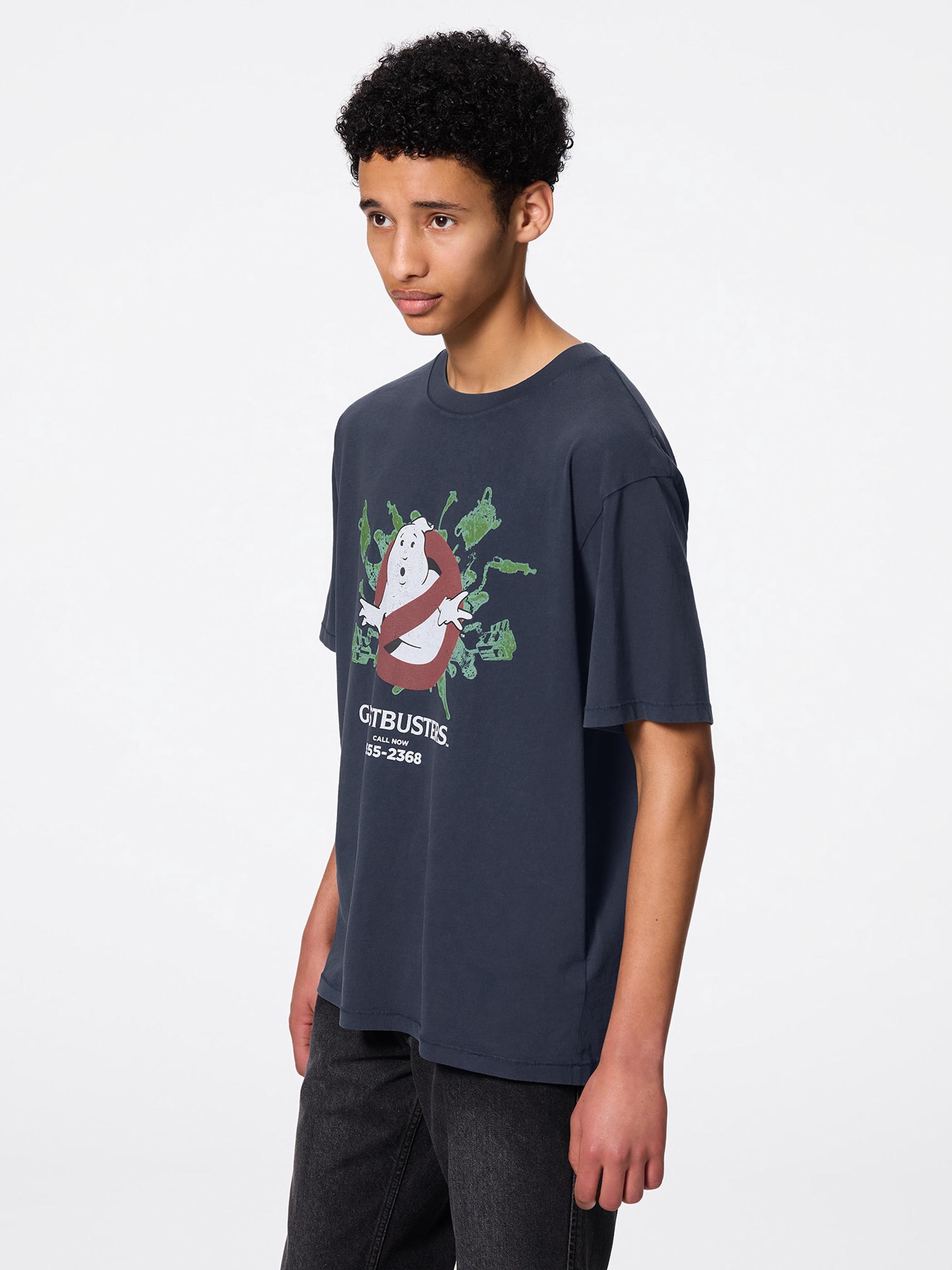 男裝男女適穿水洗印花T恤(5分袖)MOVIE1 - GU台灣