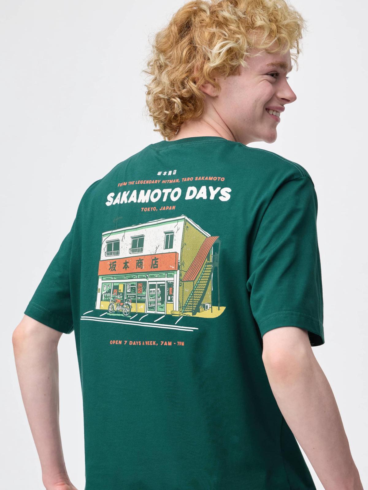 須郷様(カレッジ) 男裝網路獨家印花T恤SAKAMOTO DAYS 1 | UQ 搜尋