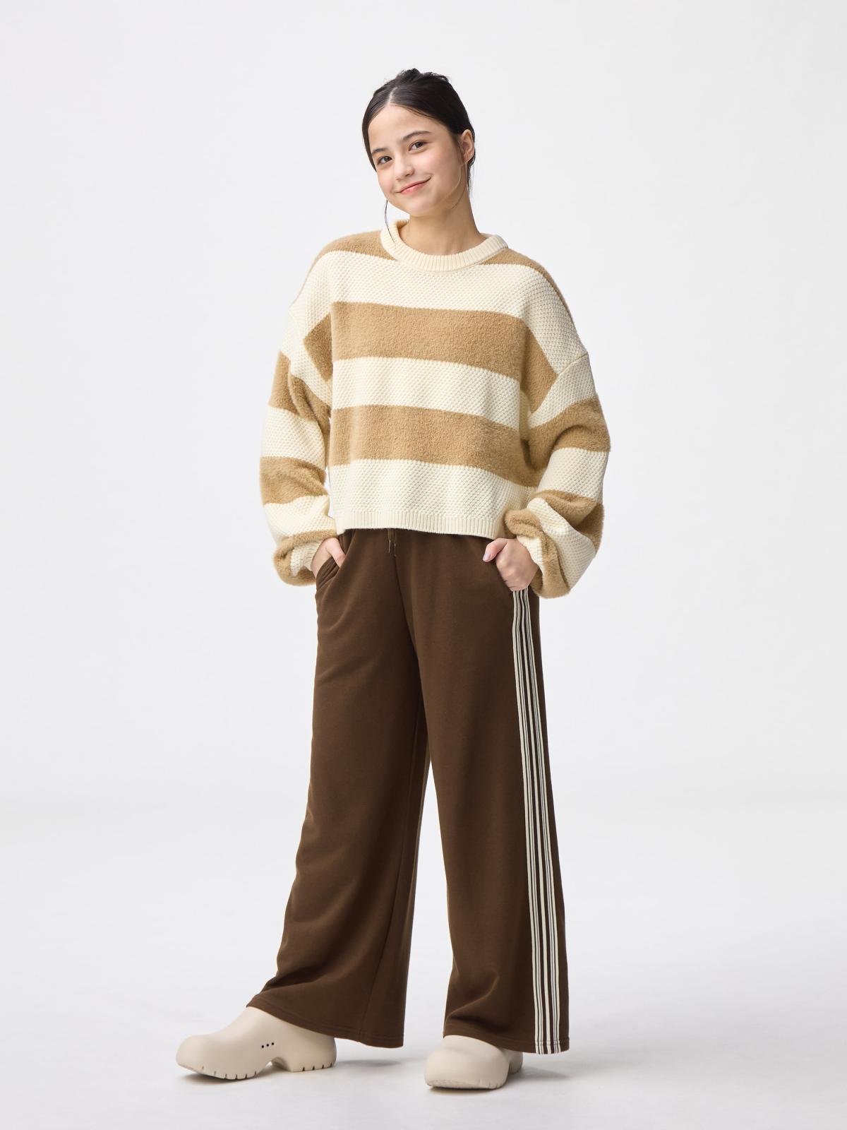 童裝Teen 寬版休閒喇叭褲JR+E | UQ 搜尋