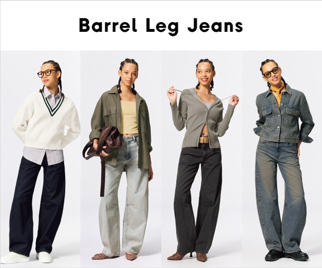Barrel Leg Jeans